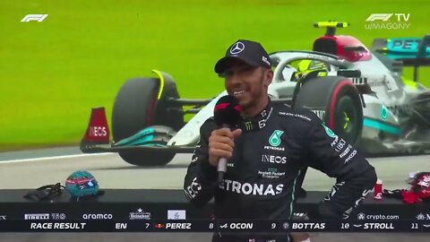 Lewis Hamilton post-race interview - São Paulo Grand Prix 2022