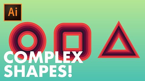 Create COMPLEX Shapes With This TRICK in Adobe Illustrator