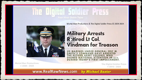 Military Arrested Retired Lt. Col. Alexander Vindman for Treason