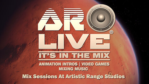 AR Live - Mix Sessions At Artistic Range Studios -TRAILER🎚️🎛️🎚️🔴