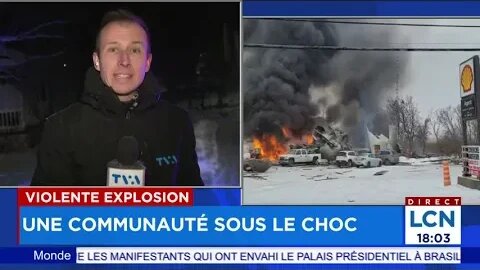 Au moins trois personnes manquantes après l'explosion à Saint Roch de l'Achigan