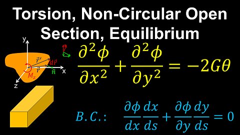 Torsion Stress Function and Laplace Equilibrium PDE - Engineering