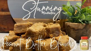 Peanut Butter Blondies