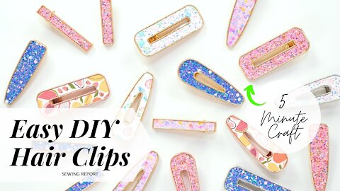 Gorgeous DIY Hair Clips in 5 Minutes 💎 Crafts to Make, Gift, Sell | Handmade Holidays