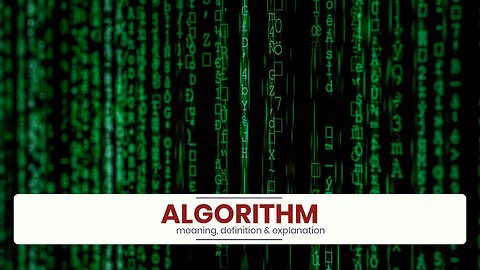 What is ALGORITHM?