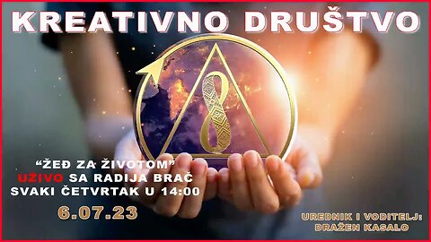 Kreativno društvo - Žeđ za životom na Radiju Brač 06.7.23.