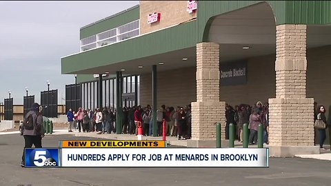 First day of Menards hiring fair brings big, dedicated crowd of job seekers