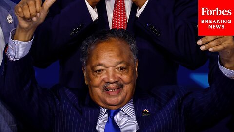 JUST IN: Rev. Jesse Jackson Receives Standing Ovation While Making Appearance At 2024 DNC In Chicago