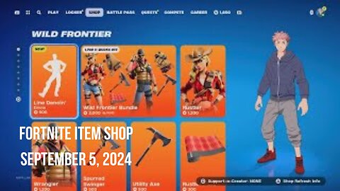 Fortnite Item Shop|September 5, 2024(*New* Line Dancin' Emote)