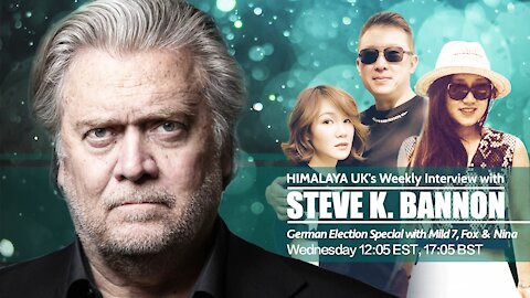 Weekly Interview with Mr. Bannon (every Wed) 6th October, 2021: German Election Special