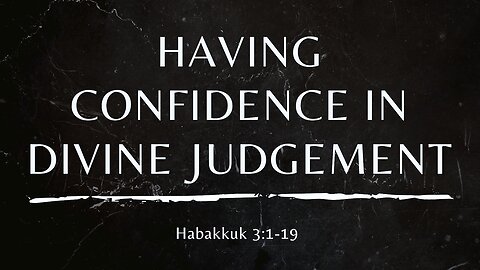 9/29/24-Guest Speaker Frank Montoya - Having Confidence In Divine Judgement