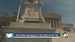 Trump administration tackles trans military ban