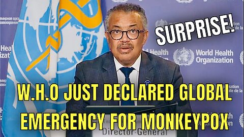 BREAKING: The WHO declares a global emergency - MUST BE ELECTION SEASON 🤔