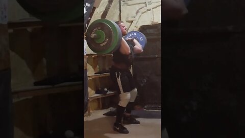 145 kg / 320 lb - Clean + Jerk 1+2 - Weightlifting Training