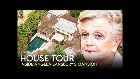 Angela Lansbury | House Tour | $4 Million Brentwood Mansion & More