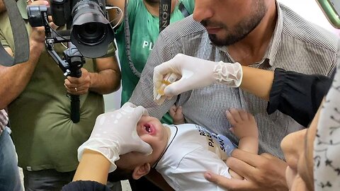 Empieza la campaña de vacunación contra la polio en la Franja de Gaza | AFP