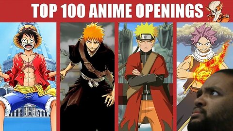 100 LEGENDARY Anime OPs Reaction