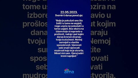 Poruka Svemira 22.05.2023. 💙