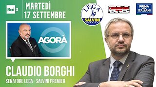 🔴 Interventi del Sen. Claudio Borghi ospite a Agorà su Rai3 (17.09.2024)