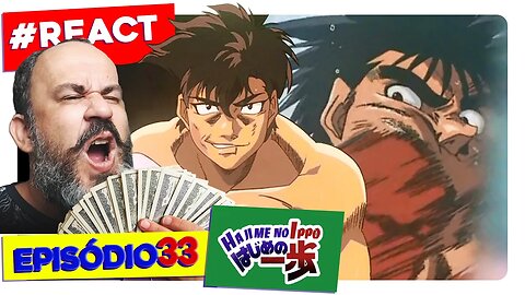 FIZ UMA APOSTA NESSA LUTA FODA! 🥊IPPO vs SENDO🥊| React Hajime no Ippo Episódio 33