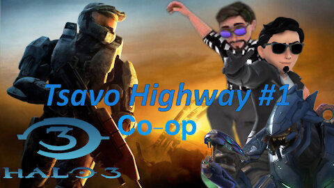 Let's play Halo 3 (Halo MCC) Co-op on Legendary (Xbox Series X) Tsavo Highway #1-Driving