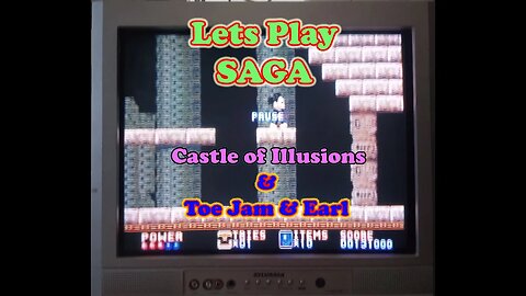 SAGA - Lets Play - Castle of Illusions , Toe Jam & Earl - More Rainy Day Retro