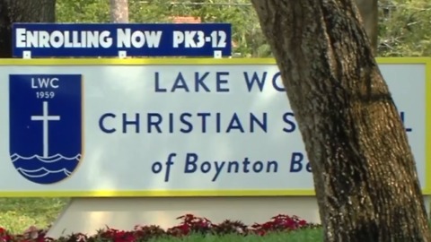 Mother vs. Lake Worth Christian School