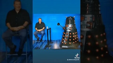 😆 #WILLIAMSHATNER VS #DALEK 😆 #CAPTAINKIRK #STARTREK #DOCTORWHO #TRAVELINGTARDIS #SUBSCRIBE #SHORTS