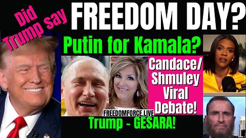 Trump Wisconsin Freedom Day, Candace & Shmuley Debate 9-8-24