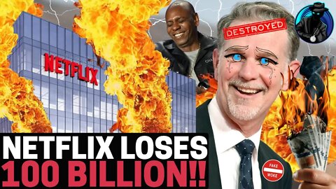 Netflix Stock TANKS! Over 100 BILLION LOST With WOKE Programming To BLAME FOR COLLAPSE!