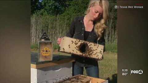 Internet buzzing over bee handler