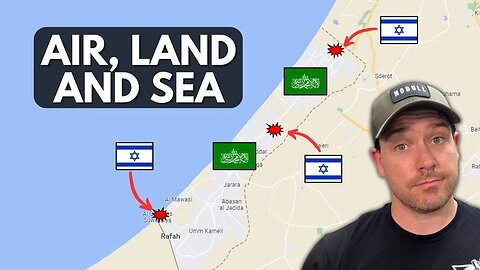 Israel Strikes Into Gaza - Identifies Military Base Under Hospital (28OCT2023)