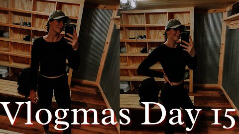 leg day warm up, homemade cava bowl & grocery haul | VLOGMAS DAY 15