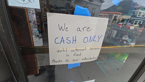 Be very Aware of the Dangers of a Cashless Society! One glitch, and..