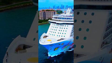 Norwegian Breakaway in Miami Makes it Hot 🔥🔥 ##cruise #shorts