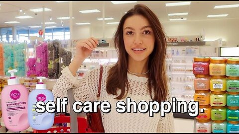 let's go self care shopping at target