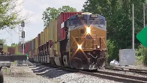 CSX Train Meet on CSX New Castle Subdivision from Greenwich, Ohio May 18, 2024 Part 5