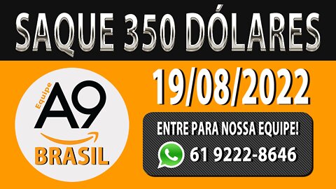 A9 Buy é Golpe? Saque de 350 Dólares na Plataforma A9 Company - 19-08-2022