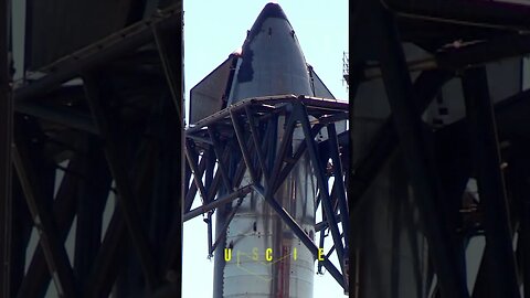 SpaceX Starship Stacked at Starbase, Texas