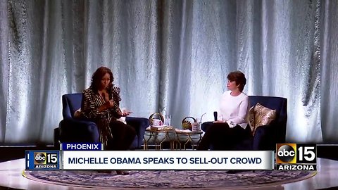 Michelle Obama visits Arizona on book tour