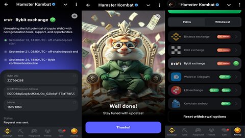 Hamster Kombat | Withdrawal Is Now Open | How To Submit Your Bybit Exchange Deposit Details
