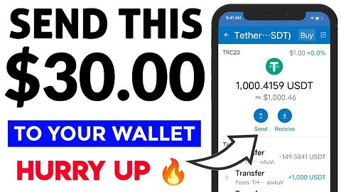 SEND THIS $30 USD To Your Trust Wallet Account | no investment