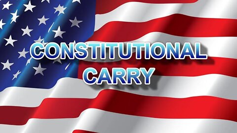 CONSTITUTIONAL CARRY FRIDAY LIVESTREAM PROMO!