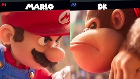 Mario Bros Movie: Mario vs Donkey Kong but with Smash Bros