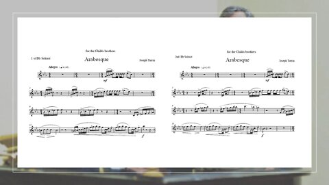 Arabesque, Joseph Turrin - [Heinz Karl Schwebel & Ayrton Banck)] (Trumpet Duet)