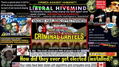 SGT REPORT - CRIMINAL CARTELS MASQUERADING AS BIG PHARMA CORPORATIONS