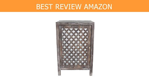 Therapy Quatrefoil Mirror Accent Distressed Review