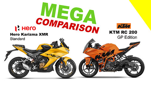 MEGA COMPARISON | Hero Karizma XMR vs KTM RC 200 | Kuch Bhi