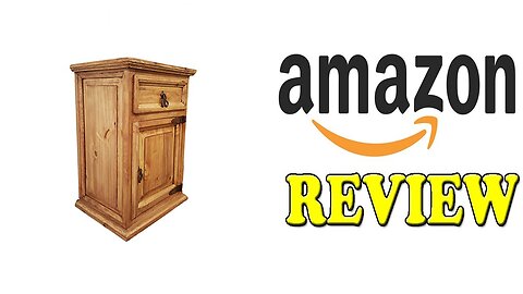 Rustics Less LT BUR 01R Traditional Nightstand Review