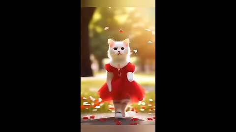 Cute Cat Dance 😺 #cute #cat #catlover #06